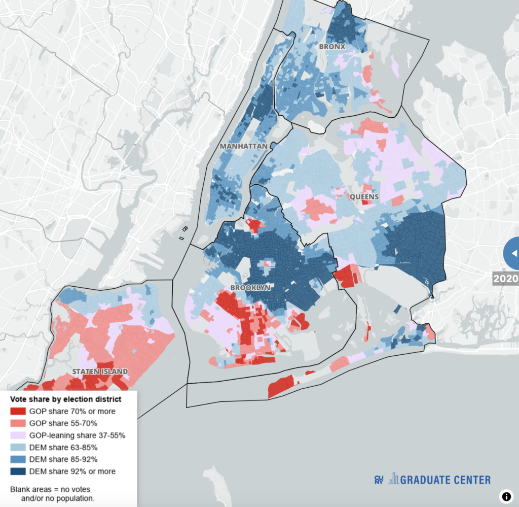 The Shift New York City Turns Towards Red in 2024 Election The